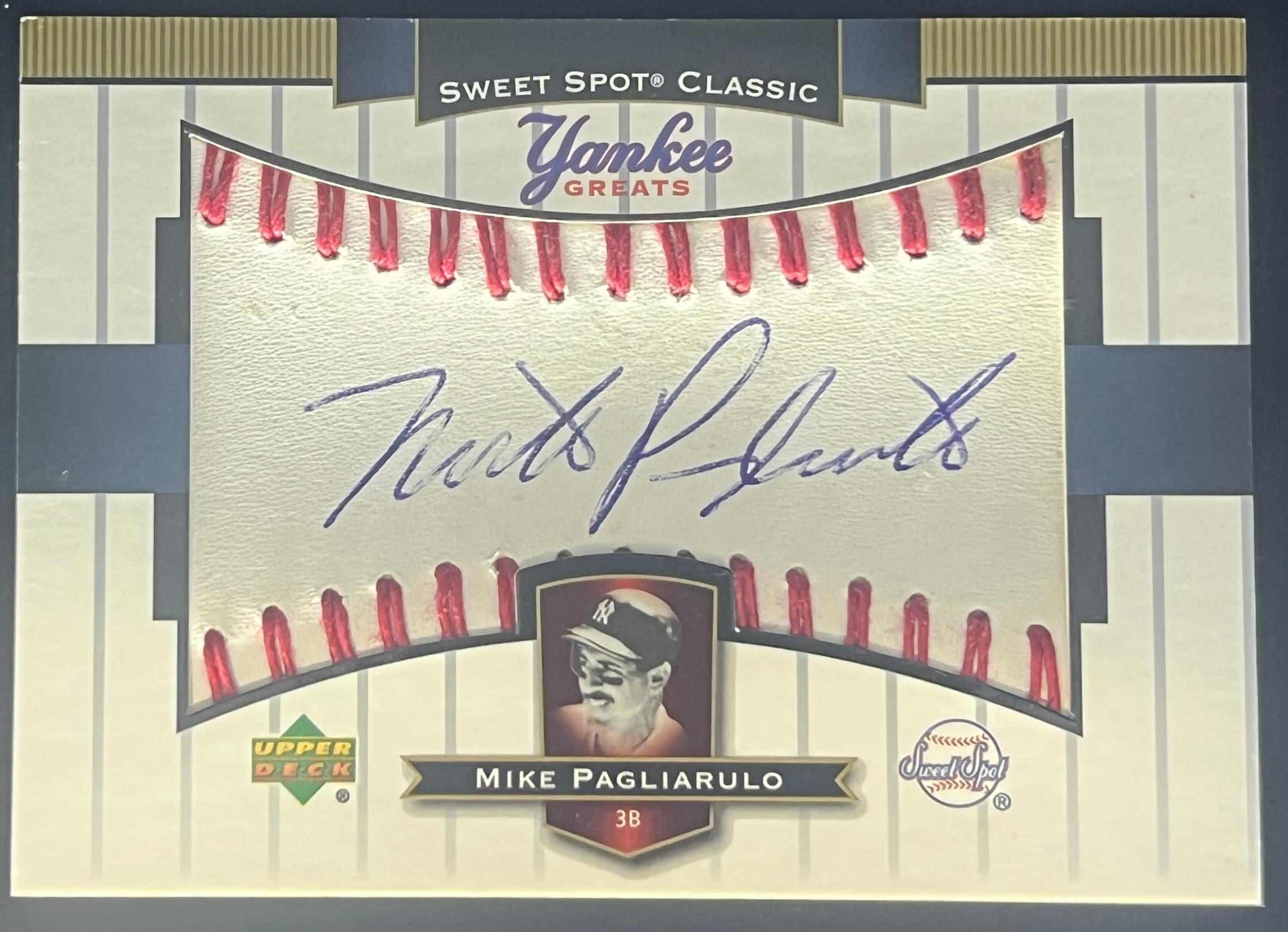 2003 Upper Deck Sweet Spot Classics Mike Pagliarulo Auto
