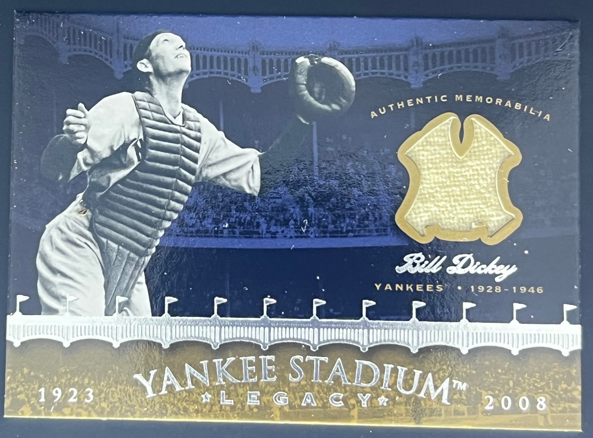 2008 Upper Deck Yankees Legacy Bill Dickey Game Used Relic