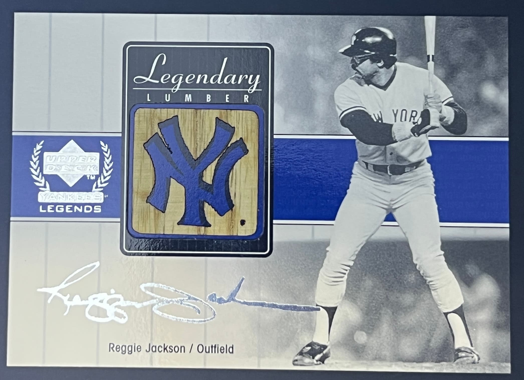 2000 Upper Deck Legendary Lumber Reggie Jackson