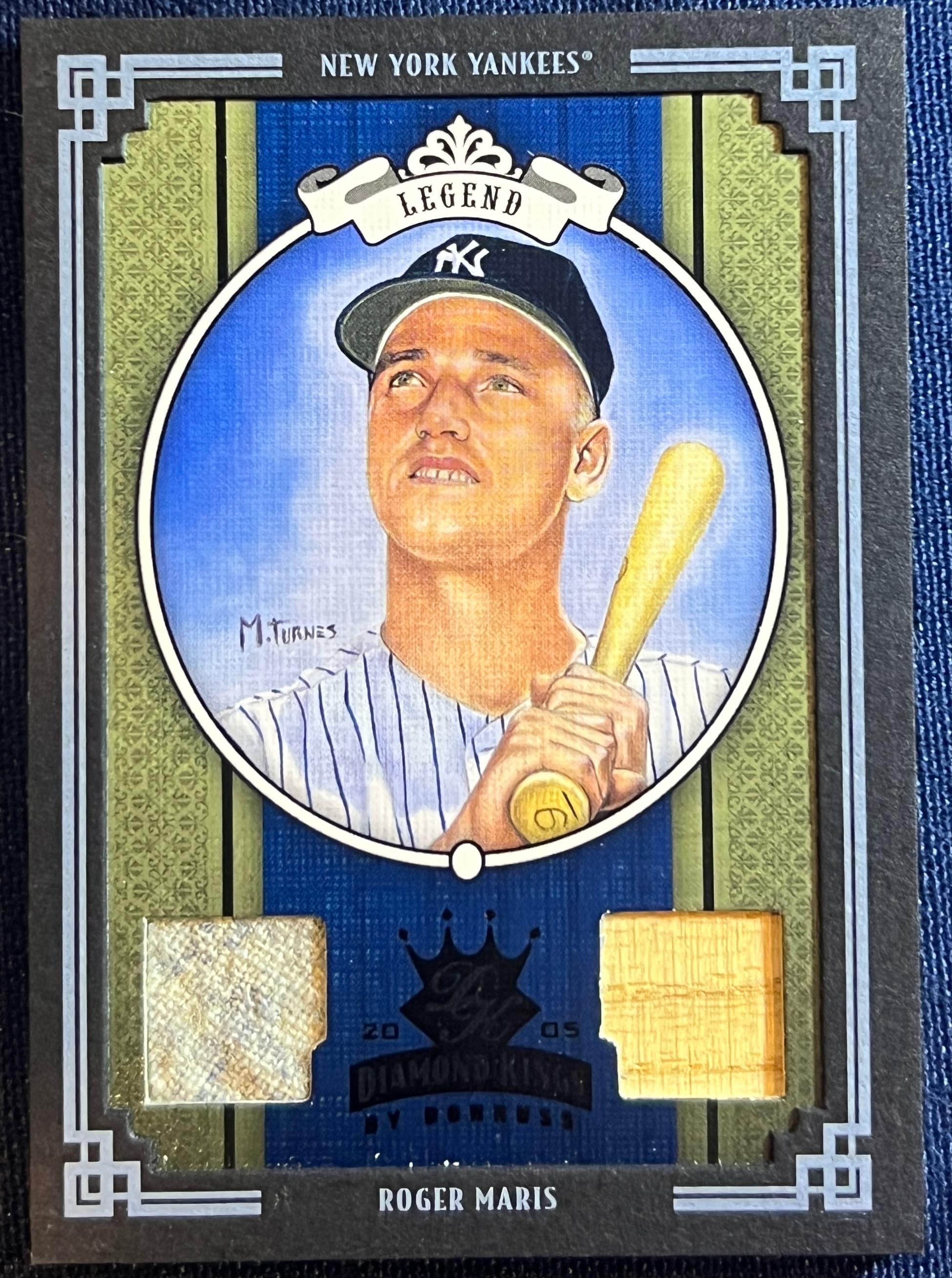 2005 Donruss Diamond Kings Black Roger Maris 6/10
