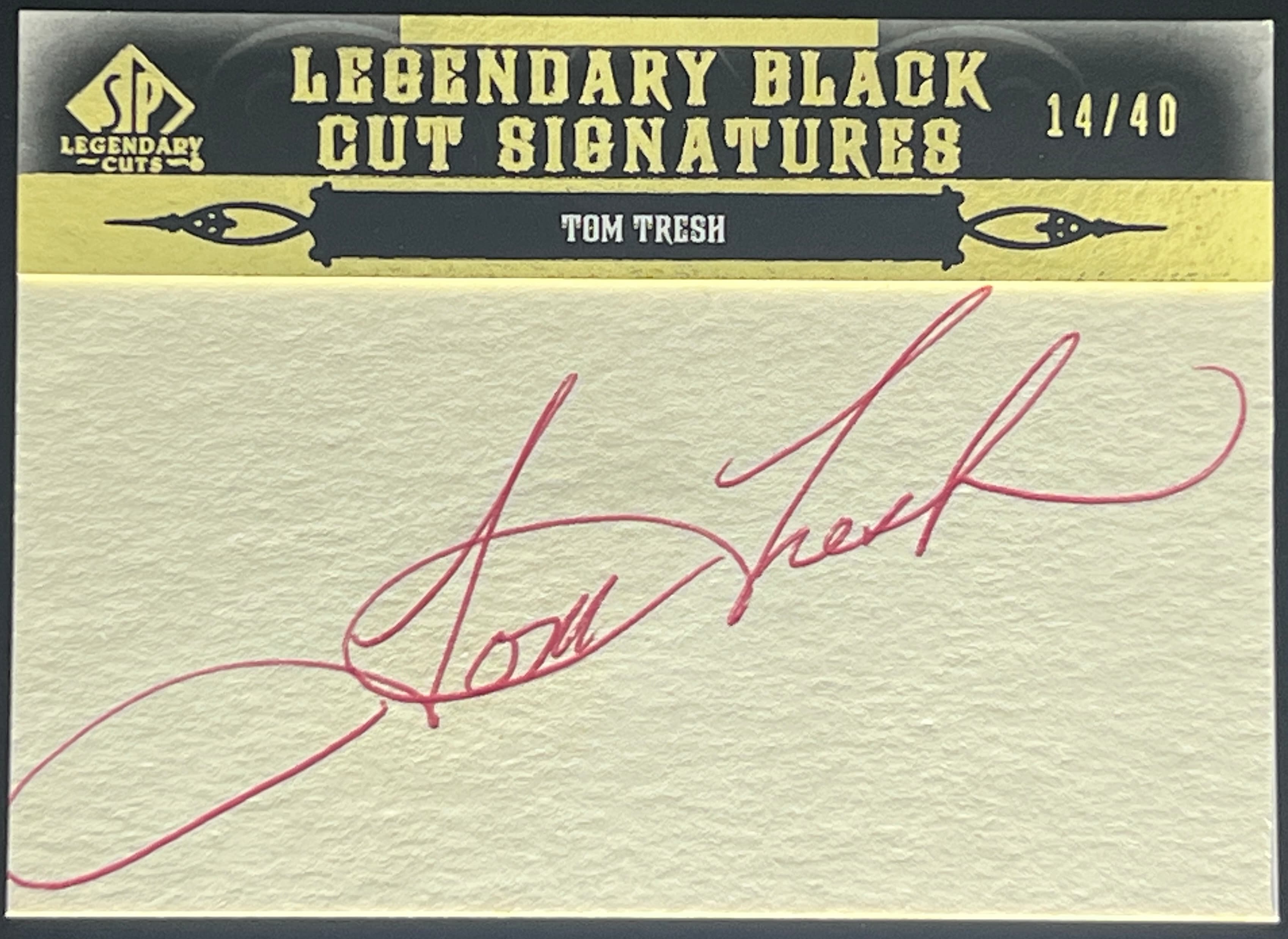 2011 SP Legendary Cuts Black Tom Tresh 14/40