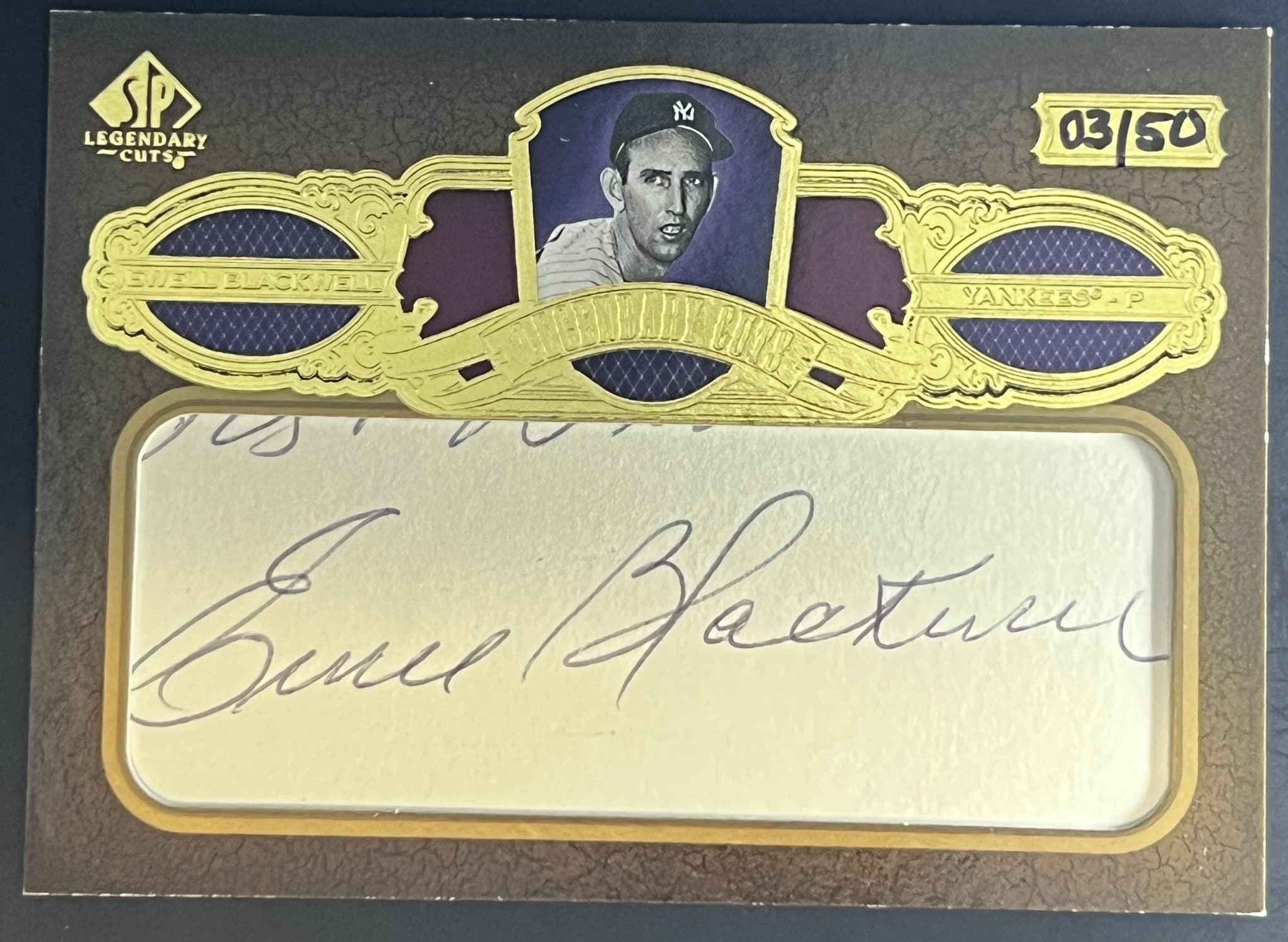 2007 SP Legendary Cuts Ewell Blackwell 3/50