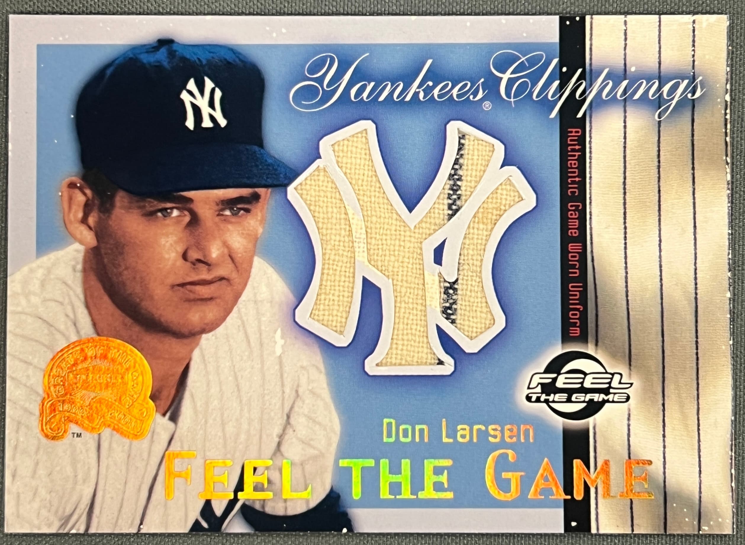 2000 Fleer Yankees Clippings Don Larsen