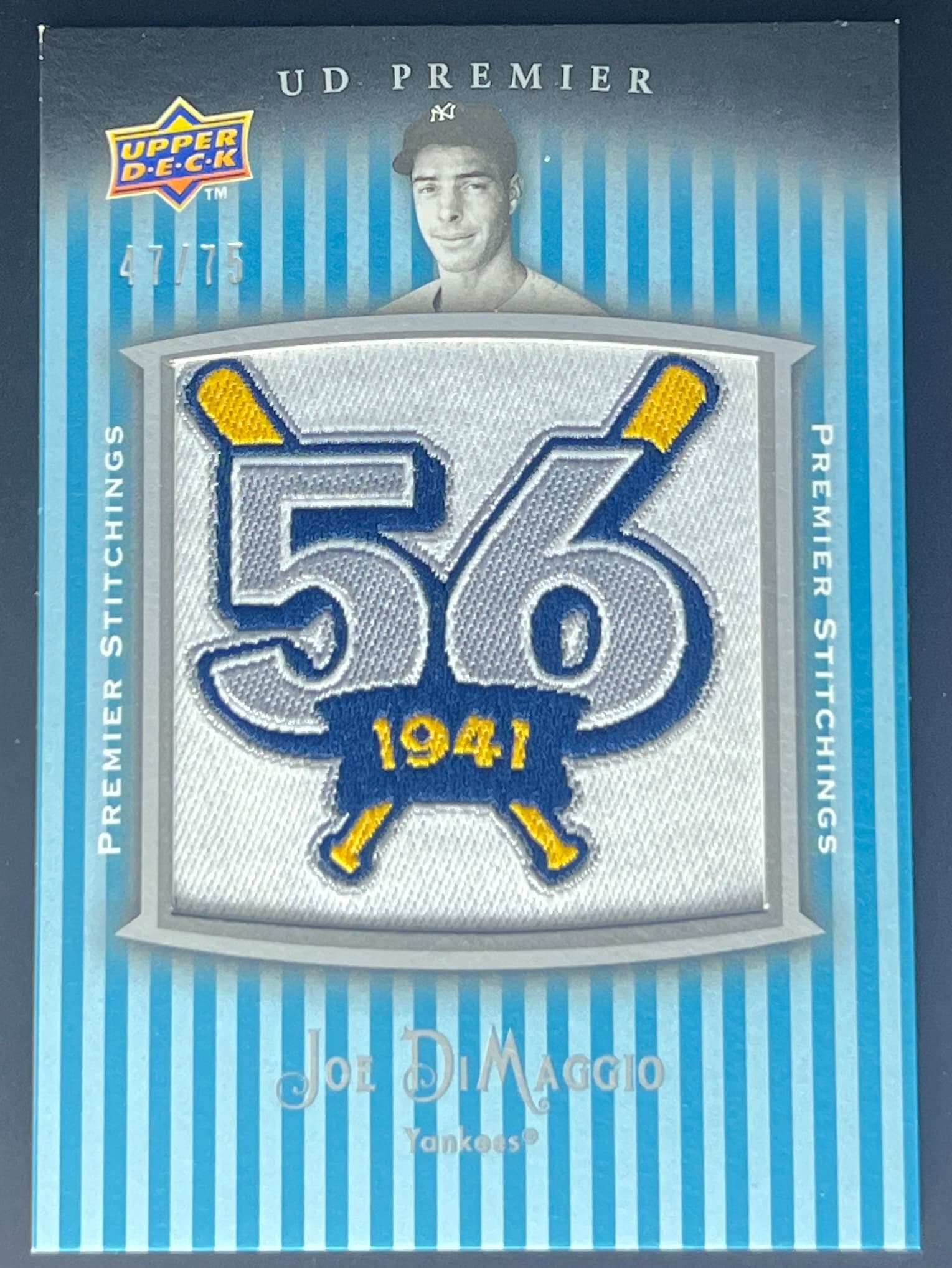 2008 Upper Deck Premier Joe Dimaggio 47/75