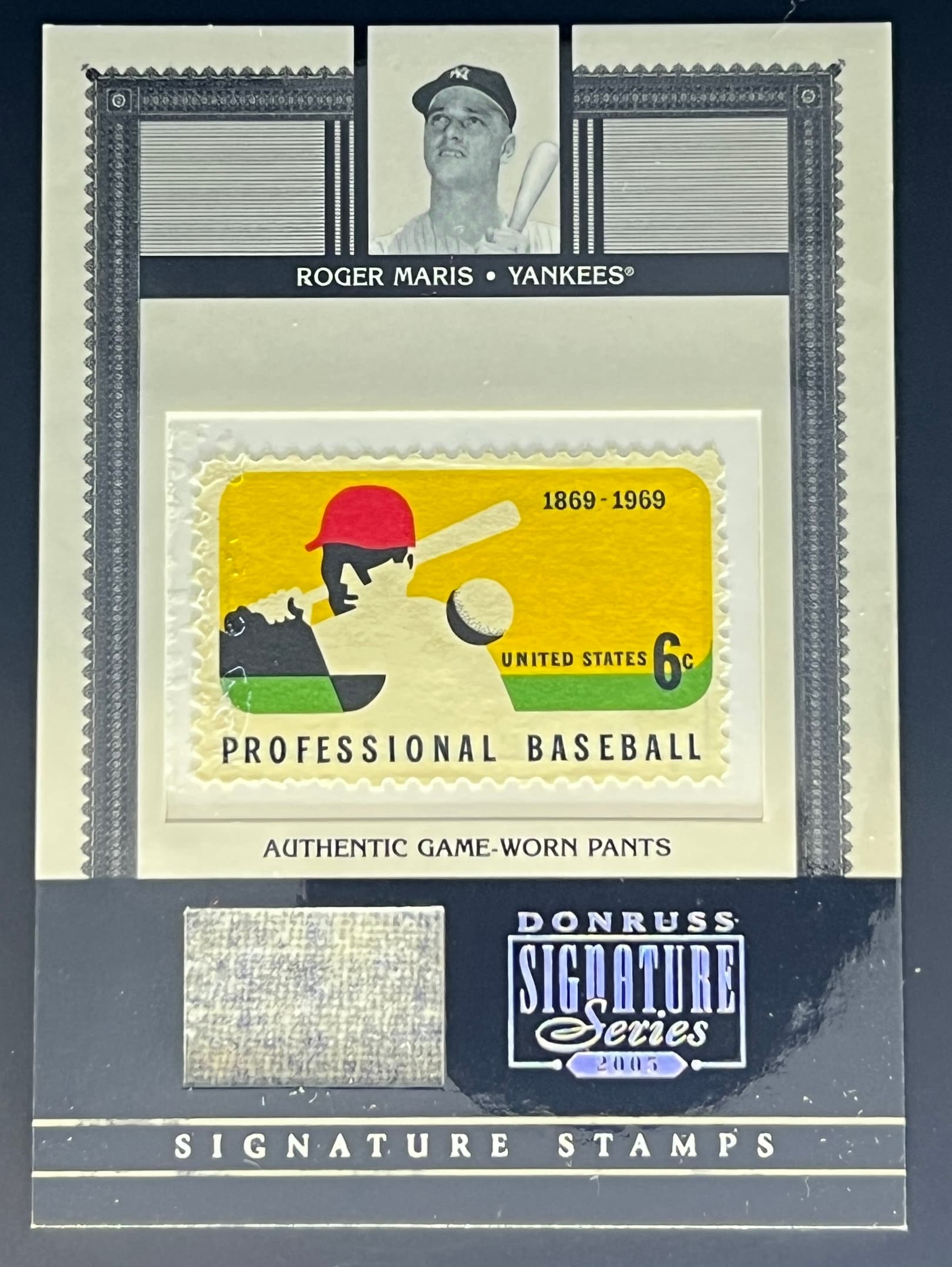 2005 Donruss Signature Series Signature Stamps Roger Maris 86/100