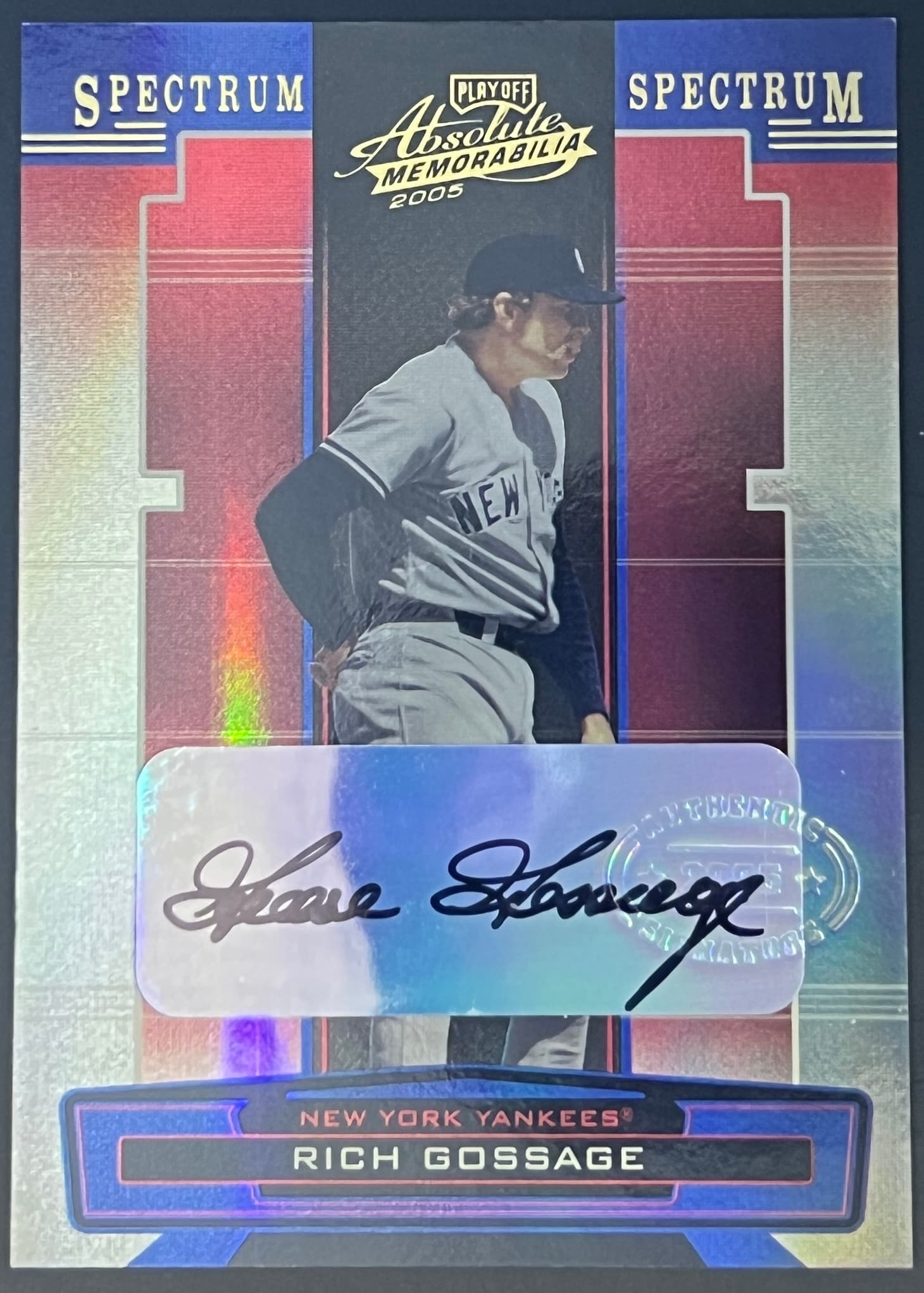 2005 Donruss Playoff Absolute Memorabilia Spectrum Goose Gossage Auto 15/50