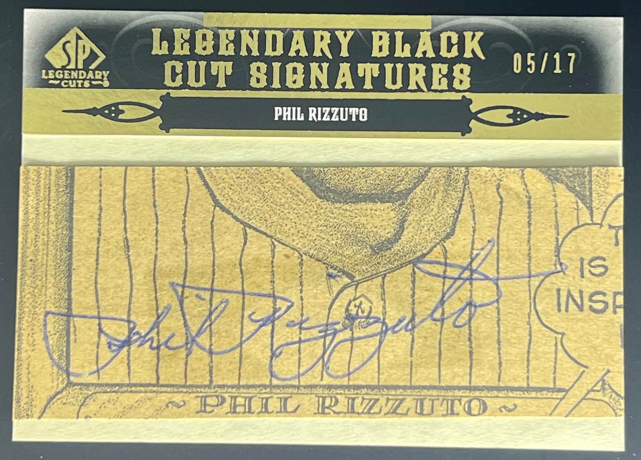 2011 SP Legendary Cuts Phil Rizzuto Auto 5/17