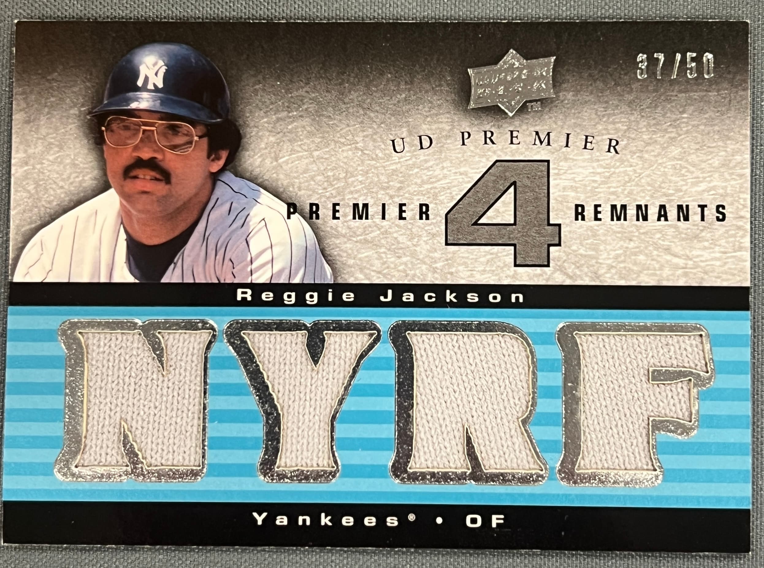2008 Upper Deck Premier Remnants Reggie Jackson 37/50